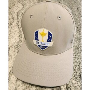 2020 RYDER CUP HAT EUROPE NEW ERA GOLF GRAY OFFICIAL SATURDAY 9FORTY ADJUSTABLE